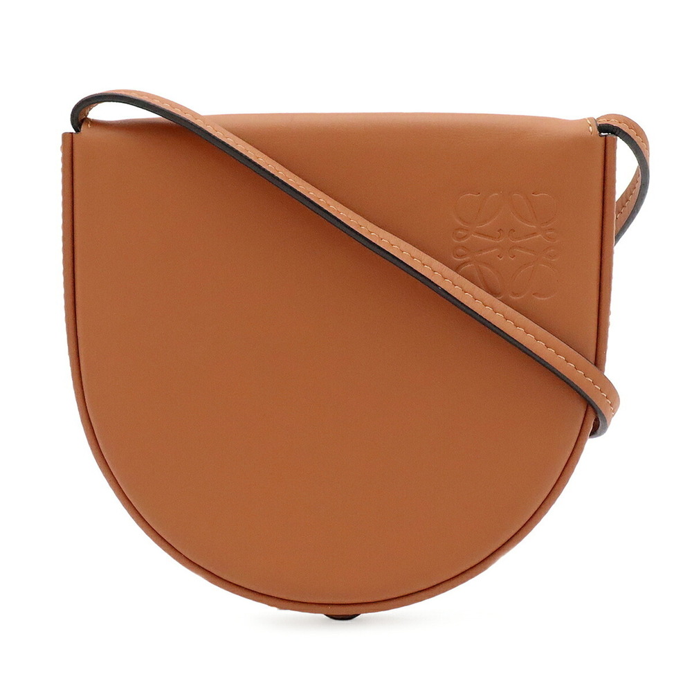 LOEWE Anagram Heel Pouch Small Shoulder Bag, Pouch, Pochette, Calf Leather, T...